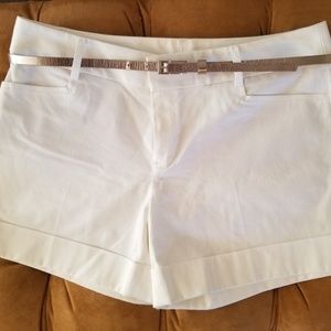 Express White Shorts